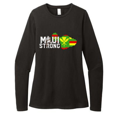 Pray For Maui Hawaii Strong Womens CVC Long Sleeve Shirt