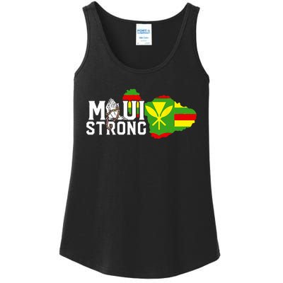 Pray For Maui Hawaii Strong Ladies Essential Tank