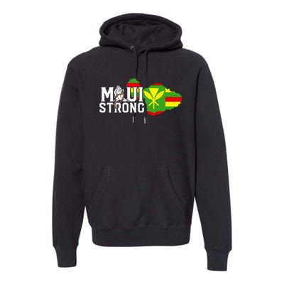 Pray For Maui Hawaii Strong Premium Hoodie