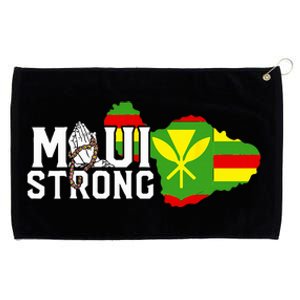 Pray For Maui Hawaii Strong Grommeted Golf Towel