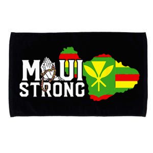 Pray For Maui Hawaii Strong Microfiber Hand Towel