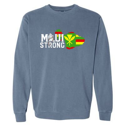 Pray For Maui Hawaii Strong Garment-Dyed Sweatshirt