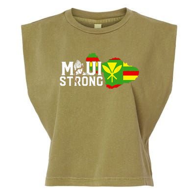 Pray For Maui Hawaii Strong Garment-Dyed Women's Muscle Tee