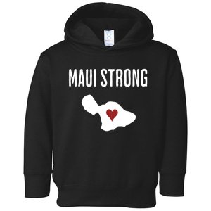 Pray For Maui Hawaii Strong Toddler Hoodie