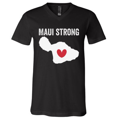 Pray For Maui Hawaii Strong Funny V-Neck T-Shirt