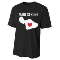 Pray For Maui Hawaii Strong Funny Performance Sprint T-Shirt