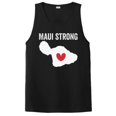 Pray For Maui Hawaii Strong Funny PosiCharge Competitor Tank