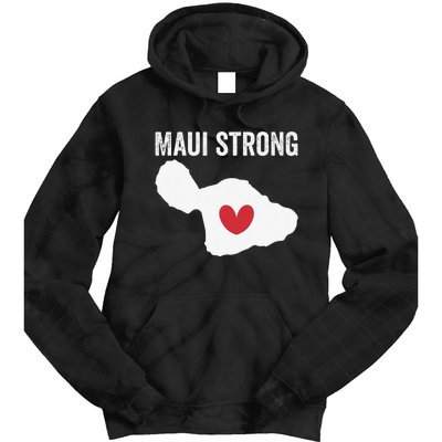 Pray For Maui Hawaii Strong Funny Tie Dye Hoodie