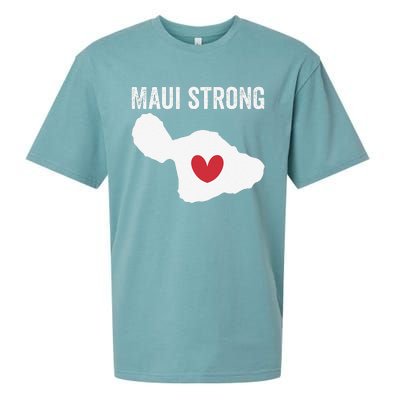 Pray For Maui Hawaii Strong Funny Sueded Cloud Jersey T-Shirt