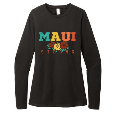 Pray For Maui Hawaii Strong Womens CVC Long Sleeve Shirt