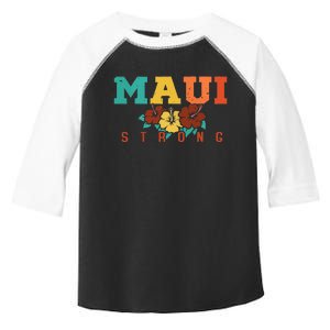 Pray For Maui Hawaii Strong Toddler Fine Jersey T-Shirt