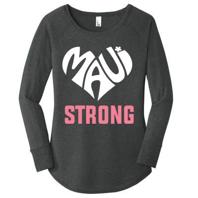 Pray For Maui Hawaii Strong Women's Perfect Tri Tunic Long Sleeve Shirt