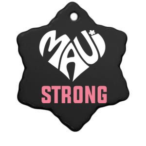 Pray For Maui Hawaii Strong Ceramic Star Ornament