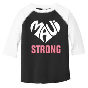 Pray For Maui Hawaii Strong Toddler Fine Jersey T-Shirt