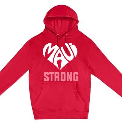 Pray For Maui Hawaii Strong Premium Pullover Hoodie