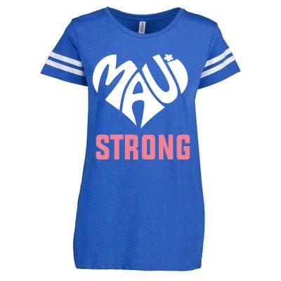 Pray For Maui Hawaii Strong Enza Ladies Jersey Football T-Shirt