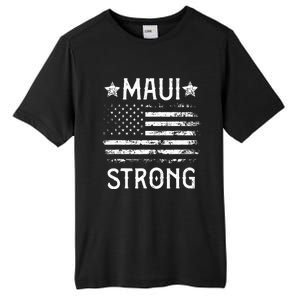 Pray For Maui Hawaii Strong Tall Fusion ChromaSoft Performance T-Shirt