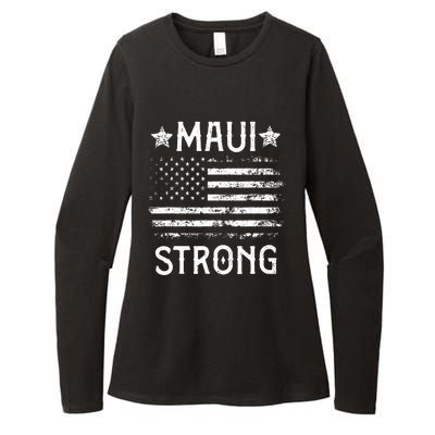 Pray For Maui Hawaii Strong Womens CVC Long Sleeve Shirt