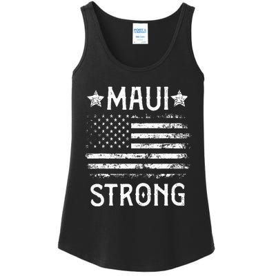 Pray For Maui Hawaii Strong Ladies Essential Tank