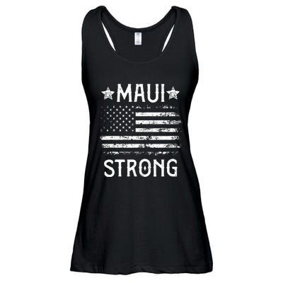 Pray For Maui Hawaii Strong Ladies Essential Flowy Tank