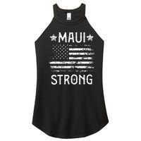 Pray For Maui Hawaii Strong Women’s Perfect Tri Rocker Tank