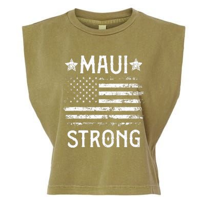 Pray For Maui Hawaii Strong Garment-Dyed Women's Muscle Tee