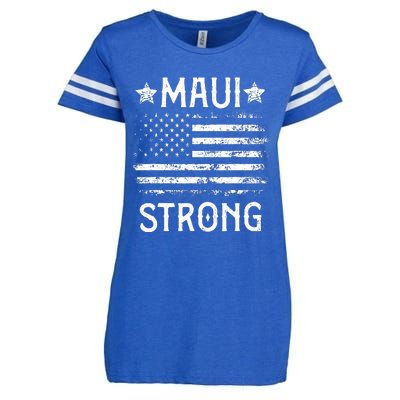 Pray For Maui Hawaii Strong Enza Ladies Jersey Football T-Shirt