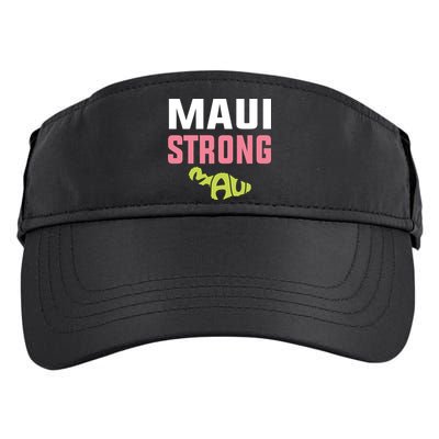 Pray For Maui Hawaii Strong Adult Drive Performance Visor