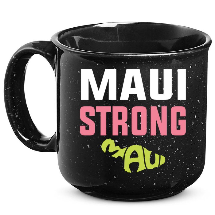 Pray For Maui Hawaii Strong 15oz Campfire Ceramic Mug
