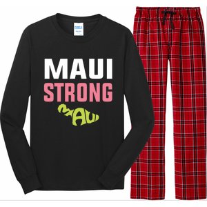 Pray For Maui Hawaii Strong Long Sleeve Pajama Set