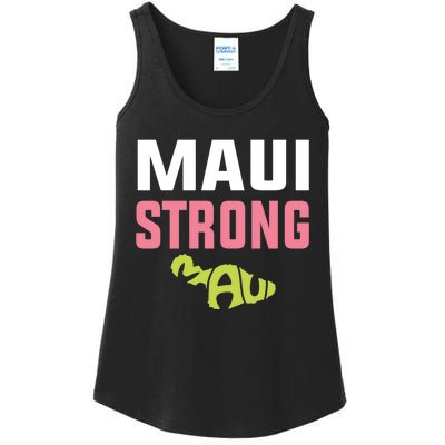 Pray For Maui Hawaii Strong Ladies Essential Tank