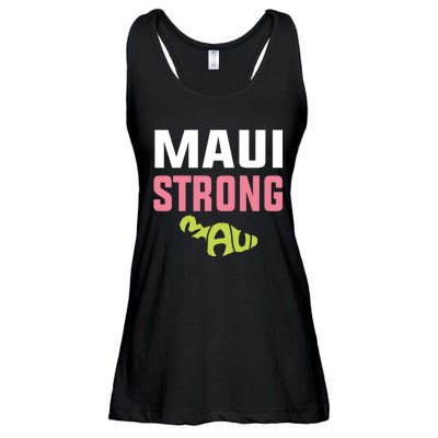 Pray For Maui Hawaii Strong Ladies Essential Flowy Tank