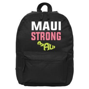 Pray For Maui Hawaii Strong 16 in Basic Backpack