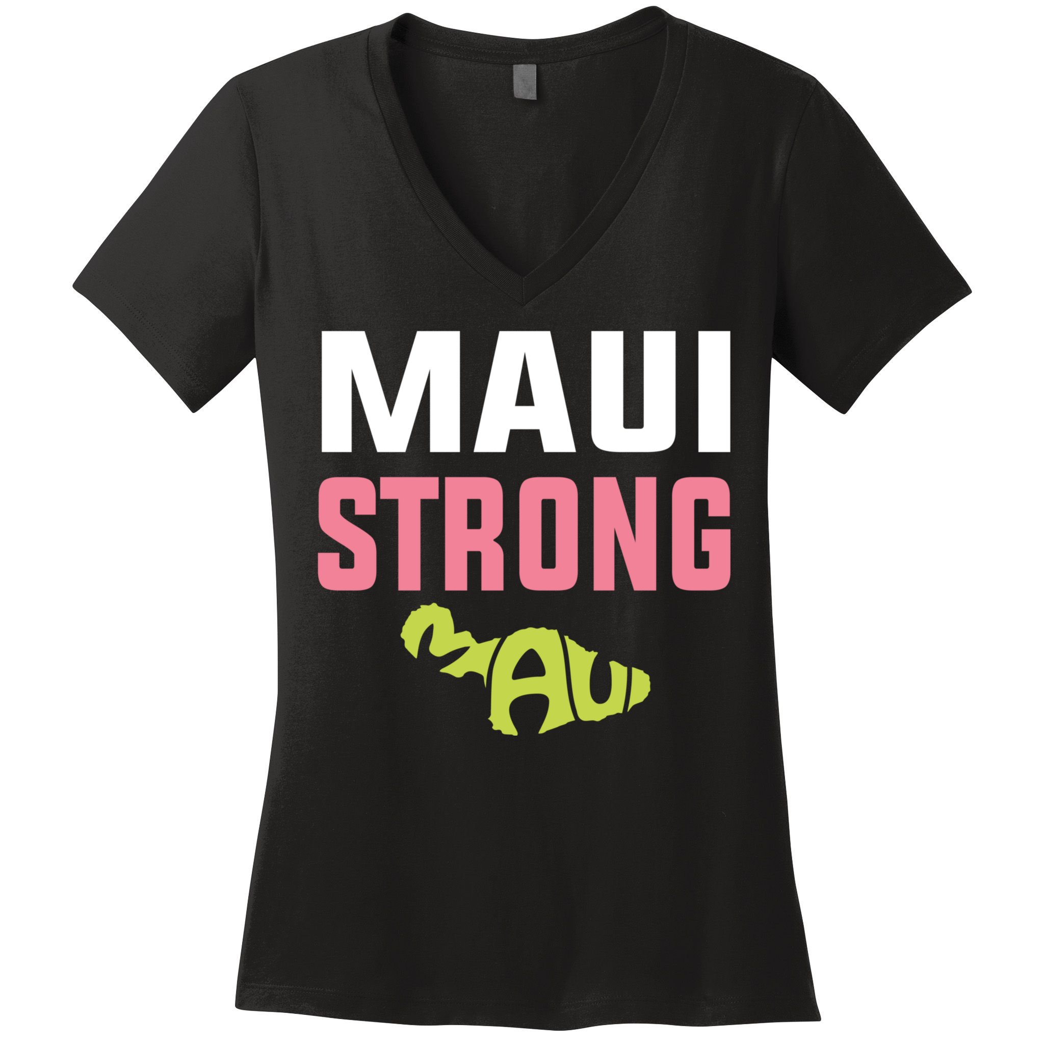 Pray For Maui Hawaii Strong Women's V-Neck T-Shirt