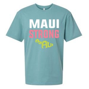 Pray For Maui Hawaii Strong Sueded Cloud Jersey T-Shirt