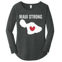 Pray For Maui Hawaii Strong Women's Perfect Tri Tunic Long Sleeve Shirt