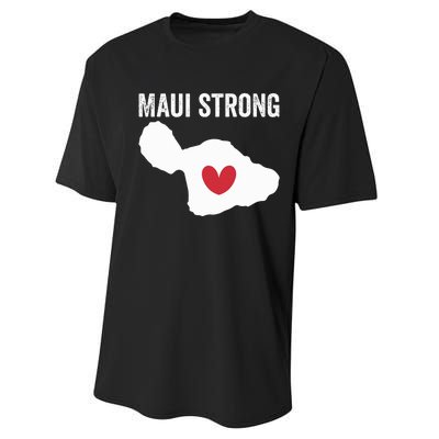 Pray For Maui Hawaii Strong Performance Sprint T-Shirt