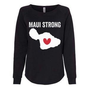 Pray For Maui Hawaii Strong Womens California Wash Sweatshirt