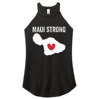 Pray For Maui Hawaii Strong Women's Perfect Tri Rocker Tank