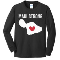 Pray For Maui Hawaii Strong Kids Long Sleeve Shirt