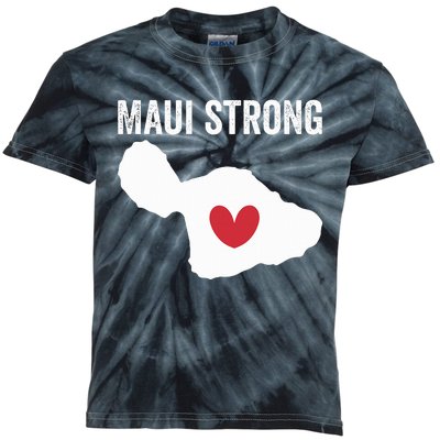 Pray For Maui Hawaii Strong Kids Tie-Dye T-Shirt