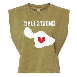 Pray For Maui Hawaii Strong Garment-Dyed Women's Muscle Tee