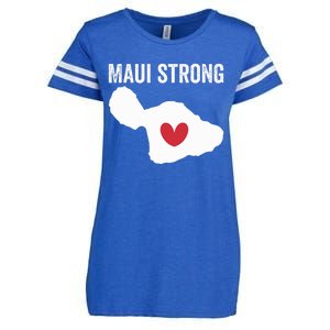 Pray For Maui Hawaii Strong Enza Ladies Jersey Football T-Shirt