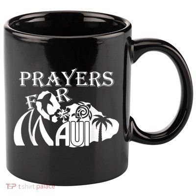 Pray For Maui Hawaii Strong 11oz C Handle Ceramic Mug