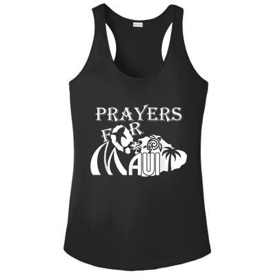 Pray For Maui Hawaii Strong Ladies PosiCharge Competitor Racerback Tank
