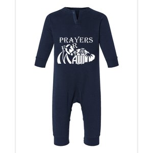 Pray For Maui Hawaii Strong Infant Fleece One Piece