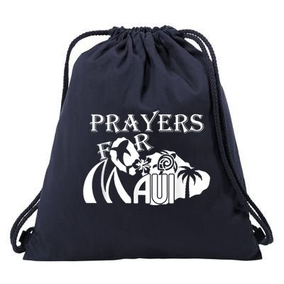 Pray For Maui Hawaii Strong Drawstring Bag