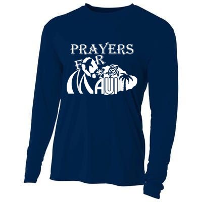 Pray For Maui Hawaii Strong Cooling Performance Long Sleeve Crew