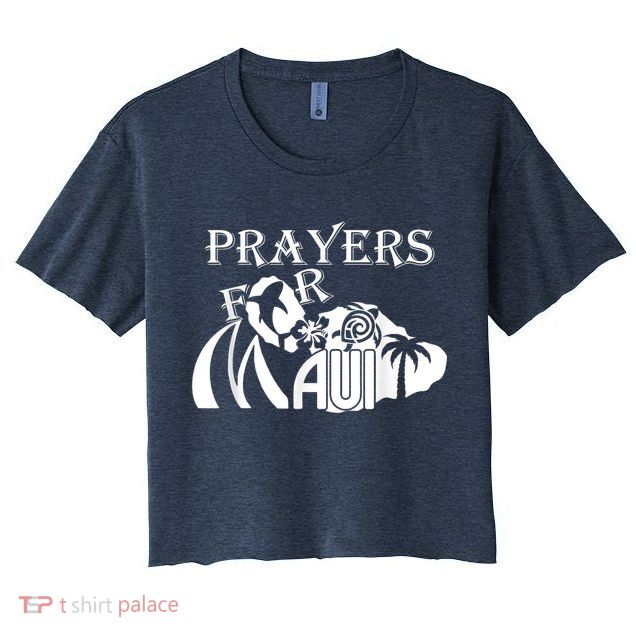 Pray For Maui Hawaii Strong Crop Top