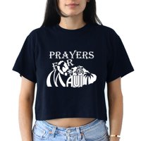 Pray For Maui Hawaii Strong Women's Crop Top Tee